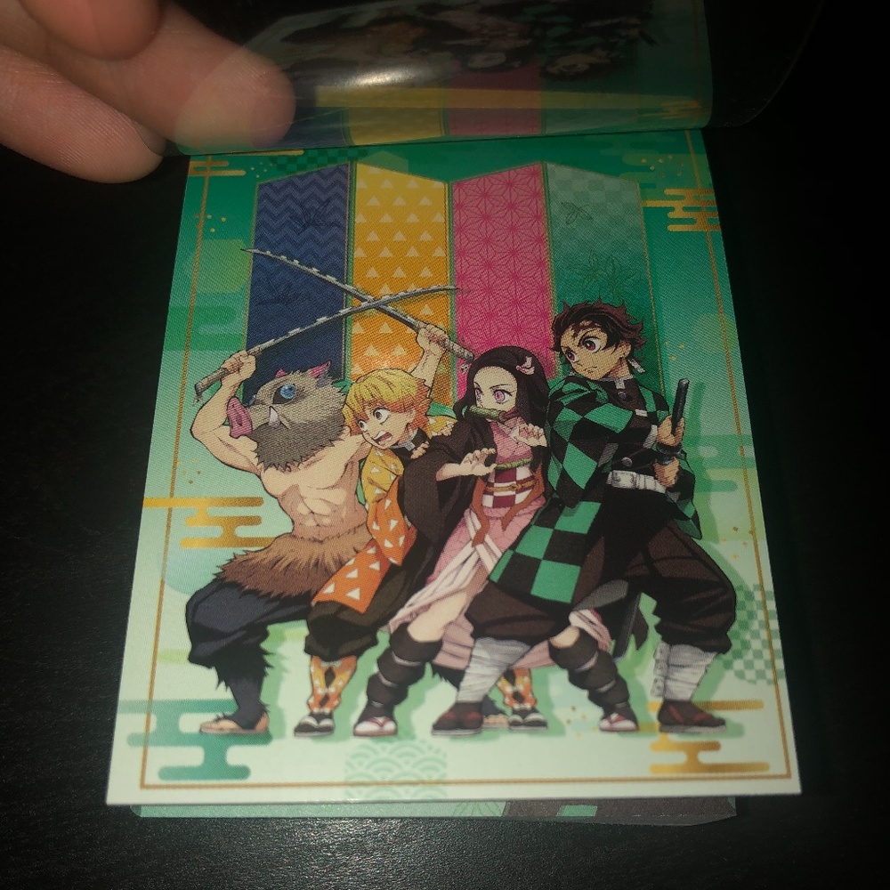 Mini demon slayer memo pad